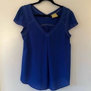 Maeve royal blue blouse